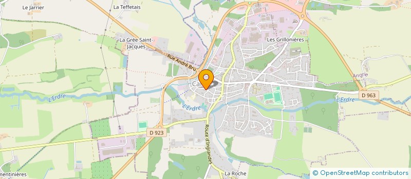 localisation de l'entreprise ASSO SAINT DENIS  CANDE