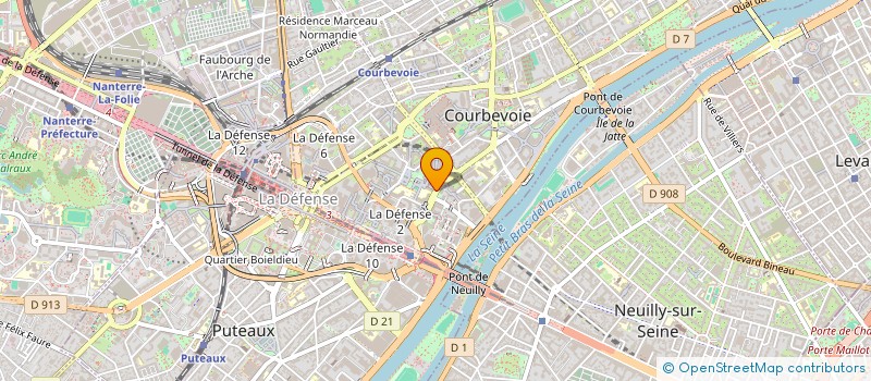 localisation de l'entreprise ASSO SALON DU LABORATOIRE à COURBEVOIE