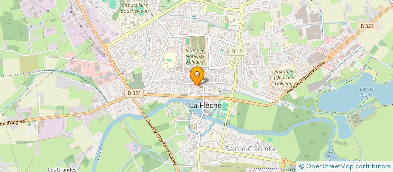 localisation de l'entreprise ASSO SARTH TRAVAILL EN RECHER D EMPLOI à LA FLECHE