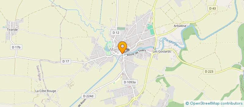 localisation de l'entreprise ASSO SAUVEGARDE MISE EN VALEUR TANNERIES à MARINGUES
