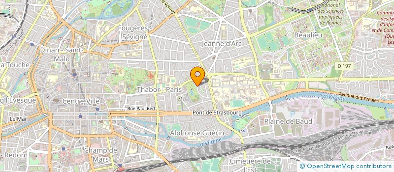 localisation de l'entreprise ASSO SAUVETEURS SECOUR BRETONS  RENNES