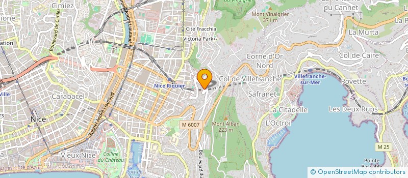 localisation de l'entreprise ASSO SCIERURE E LIEGE à NICE