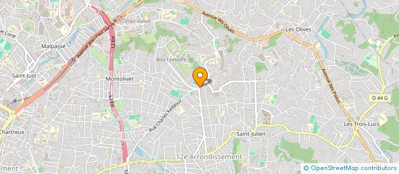 localisation de l'entreprise ASSO SCOLAIRE MAURELLE BOMBARDIERE à MARSEILLE
