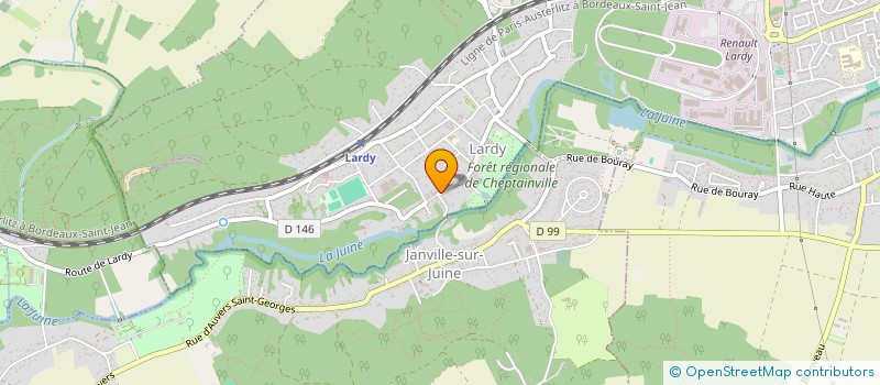 localisation de l'entreprise ASSO SCOLAIRE PRIVEE STE ERNESTINE à LARDY