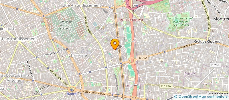 localisation de l'entreprise ASSO SEJOURS INTERNATIONAUX CULTURELS  PARIS