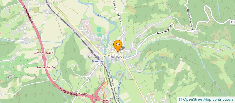 localisation de l'entreprise ASSO SESIUN  TOURNAY