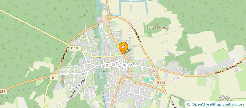 localisation de l'entreprise ASSO SISMIQUE  MILLY-LA-FORET