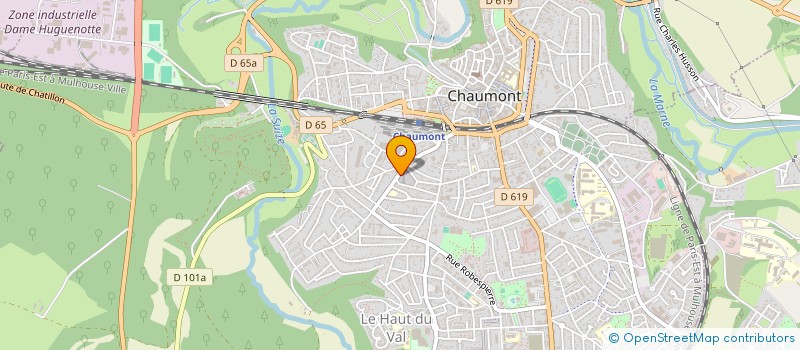 localisation de l'entreprise ASSO SOCIO CULTURELLE SPORT MAISON ARRET à CHAUMONT