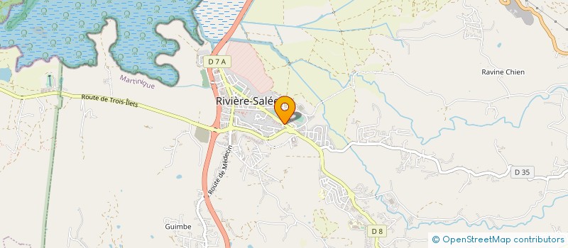 localisation de l'entreprise ASSO SOCIO EDUCAT COLLEGE RIVIERE SALEE  RIVIERE-SALEE