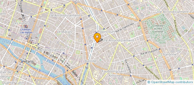 localisation de l'entreprise ASSO SOCIOCULTURELLE DES PERSONNELS DE LA PROTECTION JUDICIAIRE DE LA JEUNESSE  PARIS