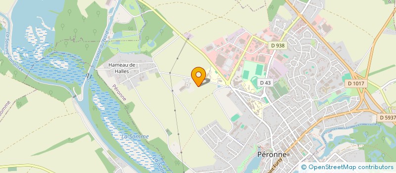 localisation de l'entreprise ASSO. SOCIOTHERAPIQUE  LEVENT  PERONNE