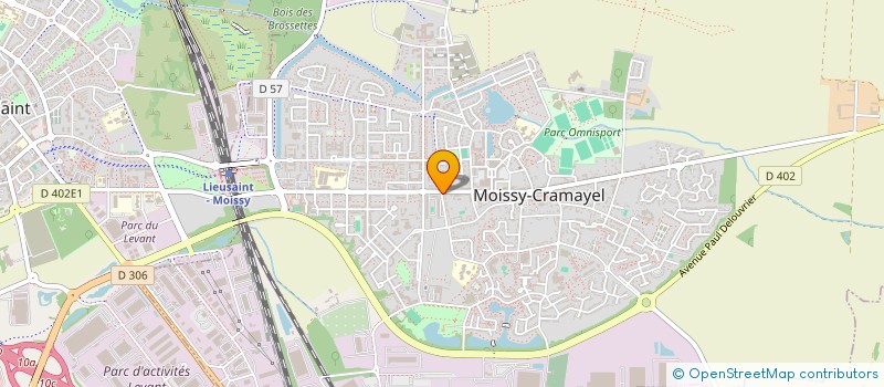 localisation de l'entreprise ASSO SOLIDARITE AFRICAINE SENART à MOISSY-CRAMAYEL