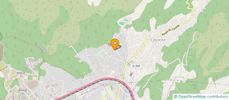 localisation de l'entreprise ASSO SOLIDARITE OUVR CHANTIERS LA CIOTAT à CEYRESTE
