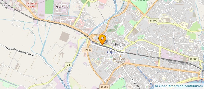 localisation de l'entreprise ASSO SOLIDARITE TRAVAILLEURS IMMIGRES à FREJUS