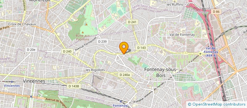 localisation de l'entreprise ASSO SOUTIEN NOUVEL REVUE ENTO à FONTENAY-SOUS-BOIS
