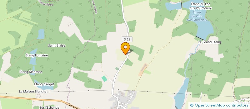 localisation de l'entreprise ASSO SPORT DU GOLF DE L ERMITAGE à VENDEUVRE-SUR-BARSE