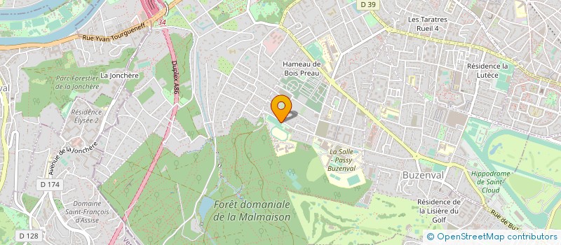 localisation de l'entreprise ASSO SPORT EDUC LA CROIX à RUEIL-MALMAISON