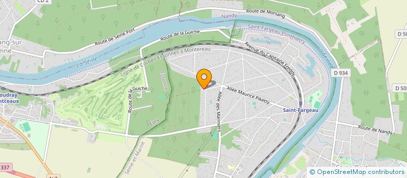 localisation de l'entreprise ASSO SPORT HAMEAU VILLERS  SAINT-FARGEAU-PONTHIERRY