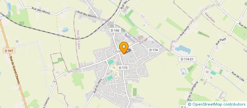 localisation de l'entreprise ASSO SPORT STE J D ARC à LAVENTIE