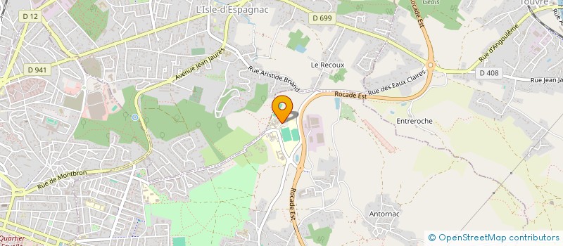 localisation de l'entreprise ASSO SPORTIVE BASKET BALL DE SOYAUX à SOYAUX