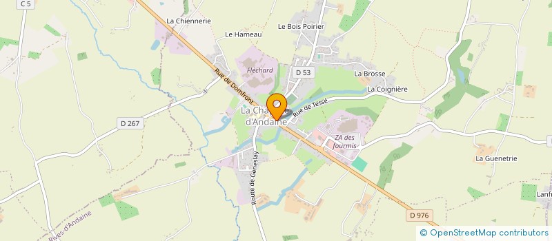 localisation de l'entreprise ASSO SPORTIVE BEAULANDAISE à JUVIGNY VAL D'ANDAINE