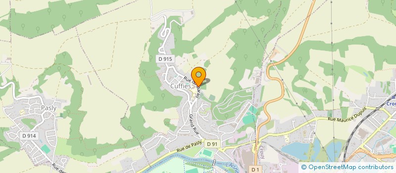 localisation de l'entreprise ASSO SPORTIVE CES DE CUFFIES à CUFFIES