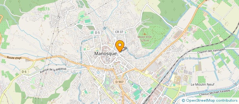 localisation de l'entreprise ASSO SPORTIVE COLLEGE LE MONT D'OR à MANOSQUE