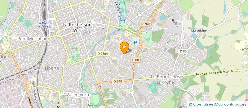 localisation de l'entreprise ASSO SPORTIVE CULTUR ET ENTRA EQUIP VEND à LA ROCHE-SUR-YON