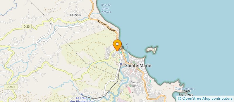 localisation de l'entreprise ASSO SPORTIVE CULTURELLE LES ABEILLES CITE UNION à SAINTE-MARIE