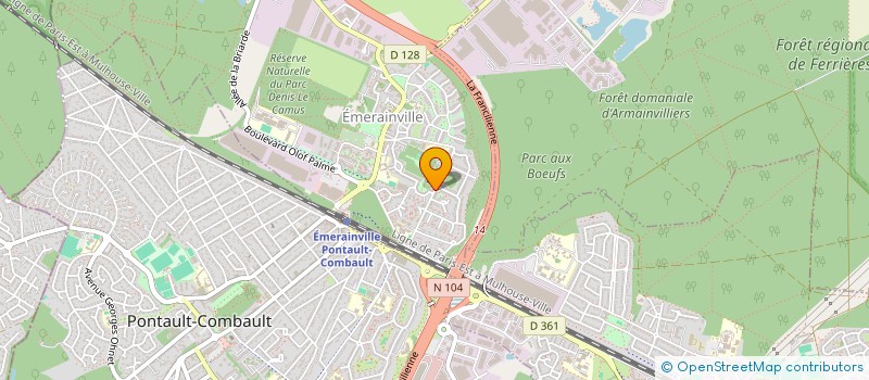 localisation de l'entreprise ASSO SPORTIVE D'EMERAINVILLE à EMERAINVILLE