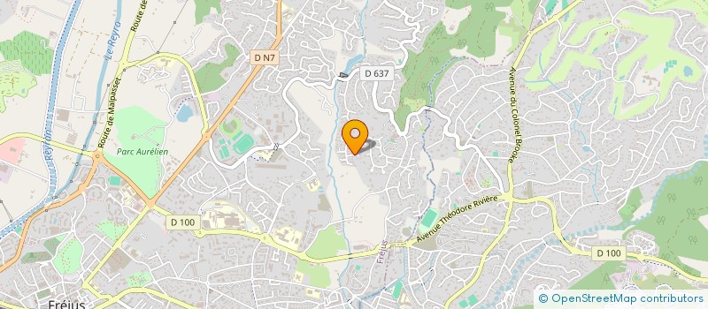 localisation de l'entreprise ASSO SPORTIVE DE ST RAPHAEL à FREJUS