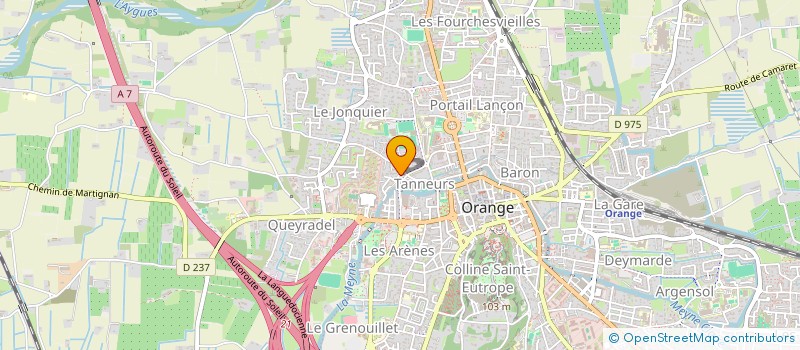 localisation de l'entreprise ASSO SPORTIVE DOGSON  ORANGE