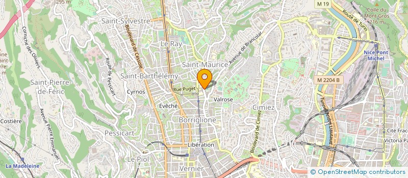 localisation de l'entreprise ASSO SPORTIVE DU COLLEGE VALERI à NICE
