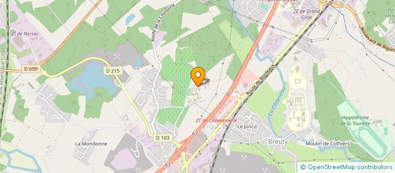 localisation de l'entreprise ASSO SPORTIVE DU LYCEE AGRICOLE DE L'OISELLERIE à LA COURONNE
