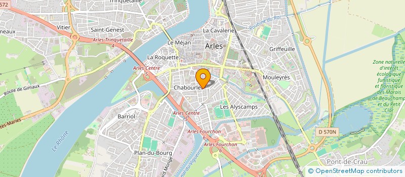 localisation de l'entreprise ASSO SPORTIVE DU LYCEE PASQUET à ARLES