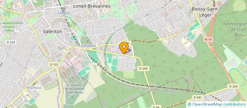 localisation de l'entreprise ASSO SPORTIVE LABORA ELECTRONI PHILIPS à LIMEIL-BREVANNES