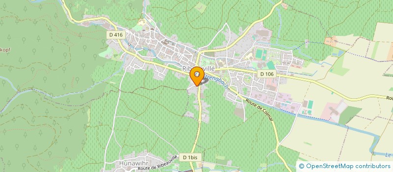 localisation de l'entreprise ASSO SPORTIVE RIBEAUVILLE ATHLEROUTE  RIBEAUVILLE