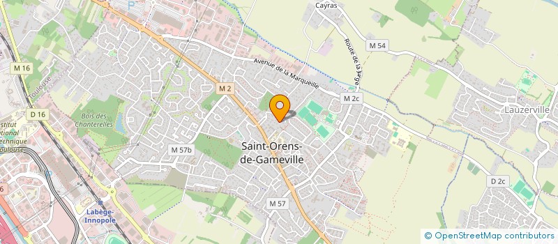 localisation de l'entreprise ASSO SYND CLOS LES OMBRAGES  SAINT-ORENS-DE-GAMEVILLE