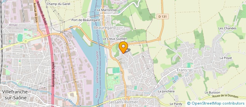 localisation de l'entreprise ASSO SYND LIBRE LOT HAUTS DE SAONE 2  JASSANS-RIOTTIER