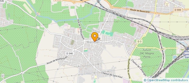 localisation de l'entreprise ASSO SYND LIBRE LOT LES CYPRES  MANDUEL