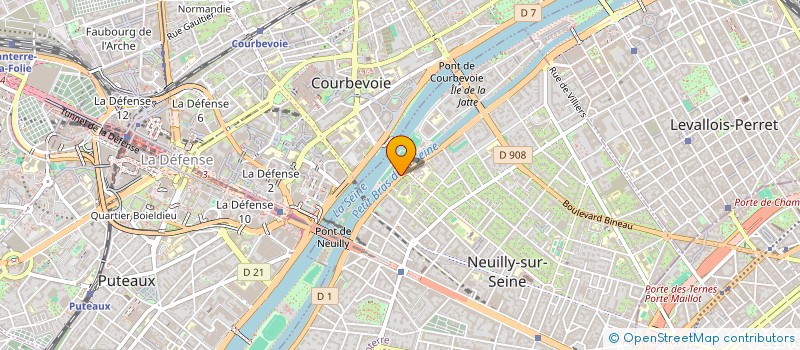 localisation de l'entreprise ASSO TENNIS DE NEUILLY à NEUILLY-SUR-SEINE