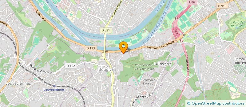 localisation de l'entreprise ASSO TERIYA AMITIE MALI  BOUGIVAL