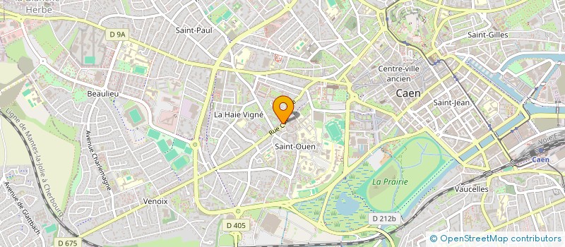 localisation de l'entreprise ASSO TERRE-HAPPY à CAEN