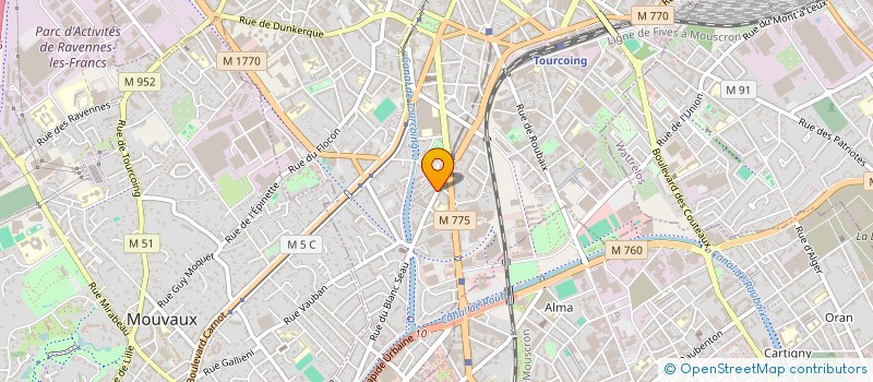 localisation de l'entreprise ASSO TINKA KIRA  TOURCOING