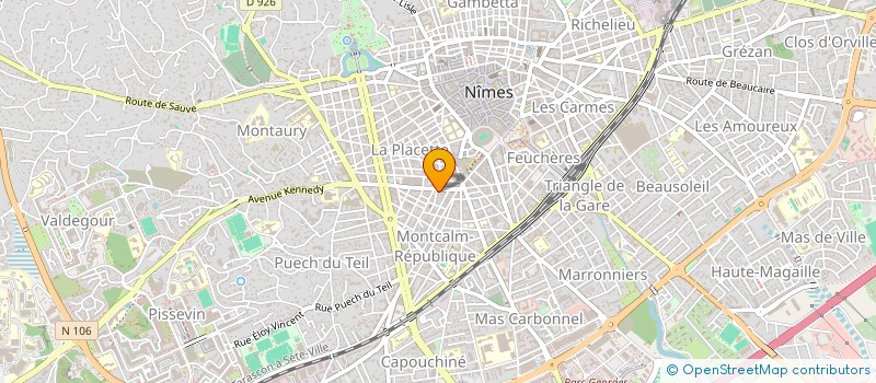 localisation de l'entreprise ASSO TOTEM  NIMES