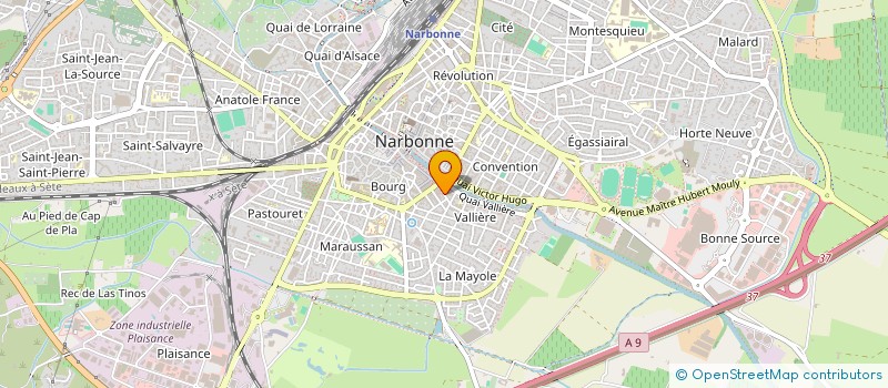 localisation de l'entreprise ASSO TOURISME LOISIR EDUCATION POPULAIRE à NARBONNE