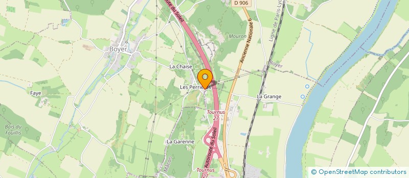 localisation de l'entreprise ASSO-TRAIL TOURNUS à TOURNUS