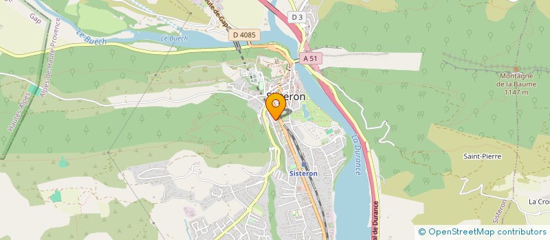 localisation de l'entreprise ASSO TRANS VOYAG HALTE ROUTIERE SISTERON à SISTERON