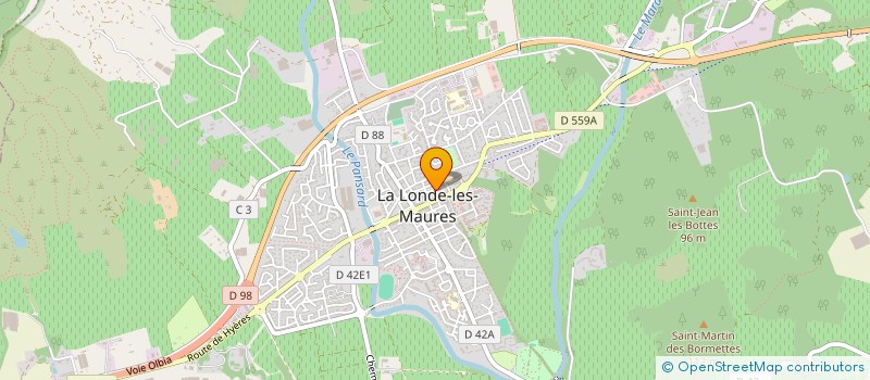localisation de l'entreprise ASSO VAR PROGRES PLUS à LA LONDE-LES-MAURES