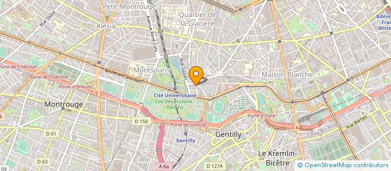 localisation de l'entreprise ASSO VILLA COROT  PARIS